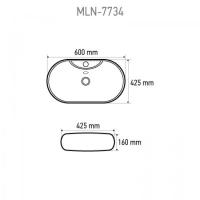 Умывальник Melana MLN-7734 (А439)-1