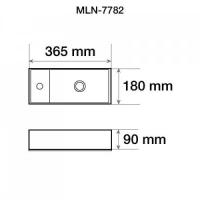 Умывальник Melana MLN-7782B правый-1