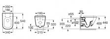 Унитаз подвесной Roca THE GAP (уценка 6) A346477000-1