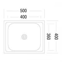 Кухонная мойка Ukinox  STD 500.400-4C 0C-1