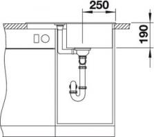 Кухонная мойка Blanco METRA 45 S COMPACT из силгранита жемчужная (520570)-3