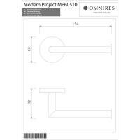 Держатель для туалетной бумаги Omnires Modern   (MP60510CR)-1