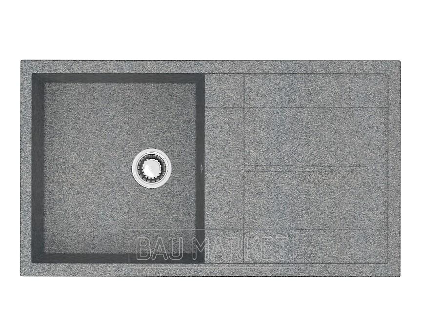 Мойка из искусственного камня Marrbaxx Модель 17 Q8 темно-серый   (6566198)