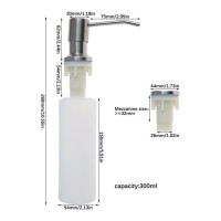 Дозатор для жидкого мыла Rossinka Silvermix врезной, цинк-латунь, хром AC-22B-1