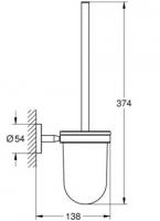 Туалетный ершик Grohe BauCosmopolitan в комплекте 40463001-1