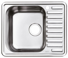 Кухонная мойка Iddis Strit 58.5х48.5 см левая сталь (STR58PLi77)-0