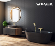 Смеситель для ванны и душа Valvex Loft Gold золотой 2455810-2
