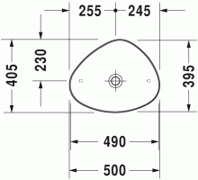 Умывальник Duravit Cape Cod 50х40.5 см max002691-1