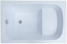 Ванна акриловая Aquanet Seed 110x70 см с сиденьем 6029167-0