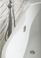 Ванна акриловая Rea Cleo 165.5х75 см с сифоном REA-W0108-3