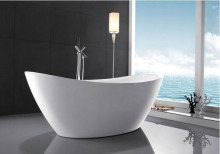 Ванна акриловая Rea Ferrano 160х80 см с сифоном REA-W0150-5