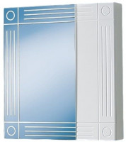 Зеркало-шкаф Акваль Оливия 60 см белый (EO046000N)-0
