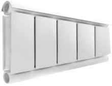 Алюминиевый радиатор Silver  200 белый-0