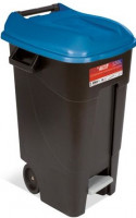 Контейнер для мусора Tayg  120л с педалью синяя крышка 423024-0