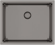Кухонная мойка Aquasanita Steel DER 100 L-T graphite-0