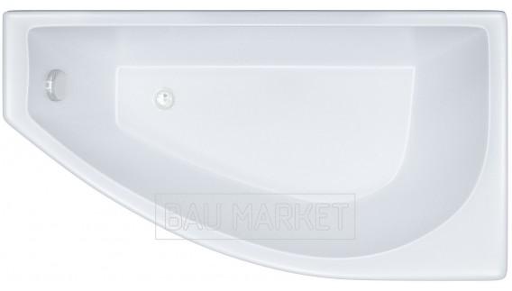 Ванна акриловая Triton Бэлла Экстра 140х76 см левая с каркасом, сифоном, экраном и торцевым экраном