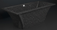 Ванна мраморная Elmar V10 168x69х65 см черный Q4 V10Q4-0