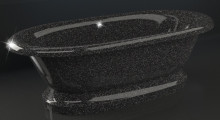 Ванна мраморная Elmar V13 177x88x67.5 см Черный Q4 V13Q4-0