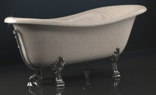 Ванна мраморная Elmar V1 167x78x64.5 см Светло-розовый Q11 V1Q11-0