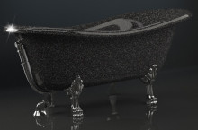 Ванна мраморная Elmar V1 167x78x64.5 см Черный Q4 V1Q4-0