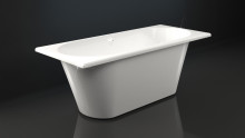 Ванна мраморная Elmar V2 166.5x71x59 см Белый лед Q1 V2Q1-0