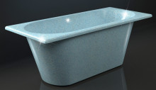 Ванна мраморная Elmar V2 166.5x71x59 см Голубой Q13 V2Q13-0