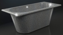 Ванна мраморная Elmar V2 166.5x71x59 см Темно-серый Q8 V2Q8-0