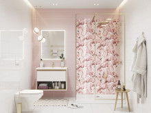 Настенное панно Cersanit Gradient 59,4x59,8 фламинго розовый, шт 16014-2