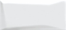 Керамическая плитка Cersanit Evolution 20x44 белый рельеф, м2 EVG052-1