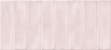 Керамическая плитка Cersanit Pudra 20x44 кирпич розовый рельеф, м2 PDG074D-1