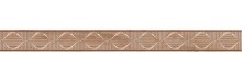 Бордюр Нефрит-Керамика Лигурия 60х6 коричневый, шт 05-01-1-68-03-15-609-0-0
