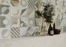 Керамическая плитка Gracia Ceramica Supreme grey wall 01 25х60 серый, м2 010100001225-1