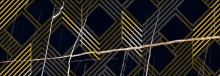 Декор Kerlife Royal nero oro 24.2x70 шт 588432001-0