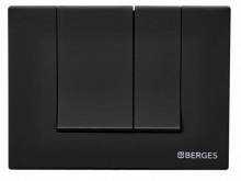 Унитаз подвесной с инсталляцией Berges Wasserhaus Floe Rimless с сиденьем Floe Slim SO + инсталляция Novum 525 с кнопкой S5 Soft Touch черная 043230-4