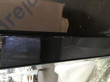 Зеркало Акватон Ария 80 см черный глянец (уценка) 1A141902AA950-6