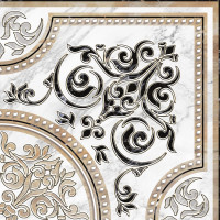 Декор Alma Ceramica Arina 41.8х41.8 белый, угол, шт DFU03ARA024-0