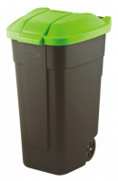 Контейнер для мусора Curver Refuse Bin 110 л черный/зеленый 214125-0