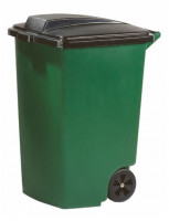 Контейнер для мусора Curver  100 л зелёный/черный 175846-0