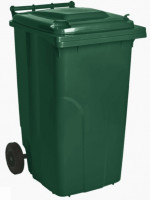 Контейнер для мусора Алеана  240 л зелёный 122068Зл-0