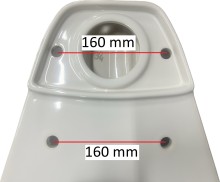 Чаша унитаза Colombo Вектор в комплекте с креплением (белый) S16300000-4