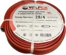 Теплоизоляция Valfex 28x4 мм 10 м красная (бухта)-0