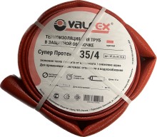 Теплоизоляция Valfex 35x4 мм 10 м красная (бухта)-0