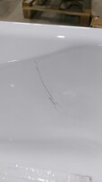 Ванна чугунная Roca MALIBU 1700*750 с ручками, в комплекте с ножками (уценка-2) А23097000R-7
