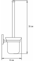 Туалетный ершик Ekko  настенный E1510-1