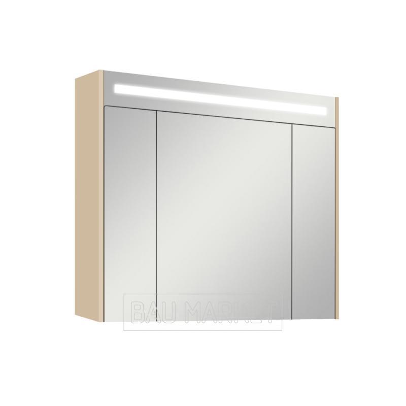 Зеркало-шкаф Акватон Блент 80 см кремовый 1A161002BLA70
