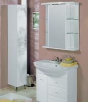 Зеркало-шкаф Акватон Эмили 80 см белый 1A002702EM010-2