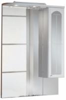 Зеркало-шкаф Акватон Эмилья 75 см белый, правый 1A011202EJ01R-0