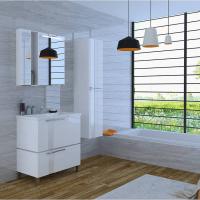 Зеркало-шкаф Акватон Марко для ванной 80 см белый 1A181102MO010-2
