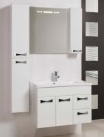 Зеркало-шкаф Акватон Диор 80 см белый, правый 1A168002DR01R-2