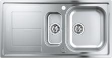 Кухонная мойка Grohe  из нержавеющей стали с корзинчатым вентилем 31564SD0-0